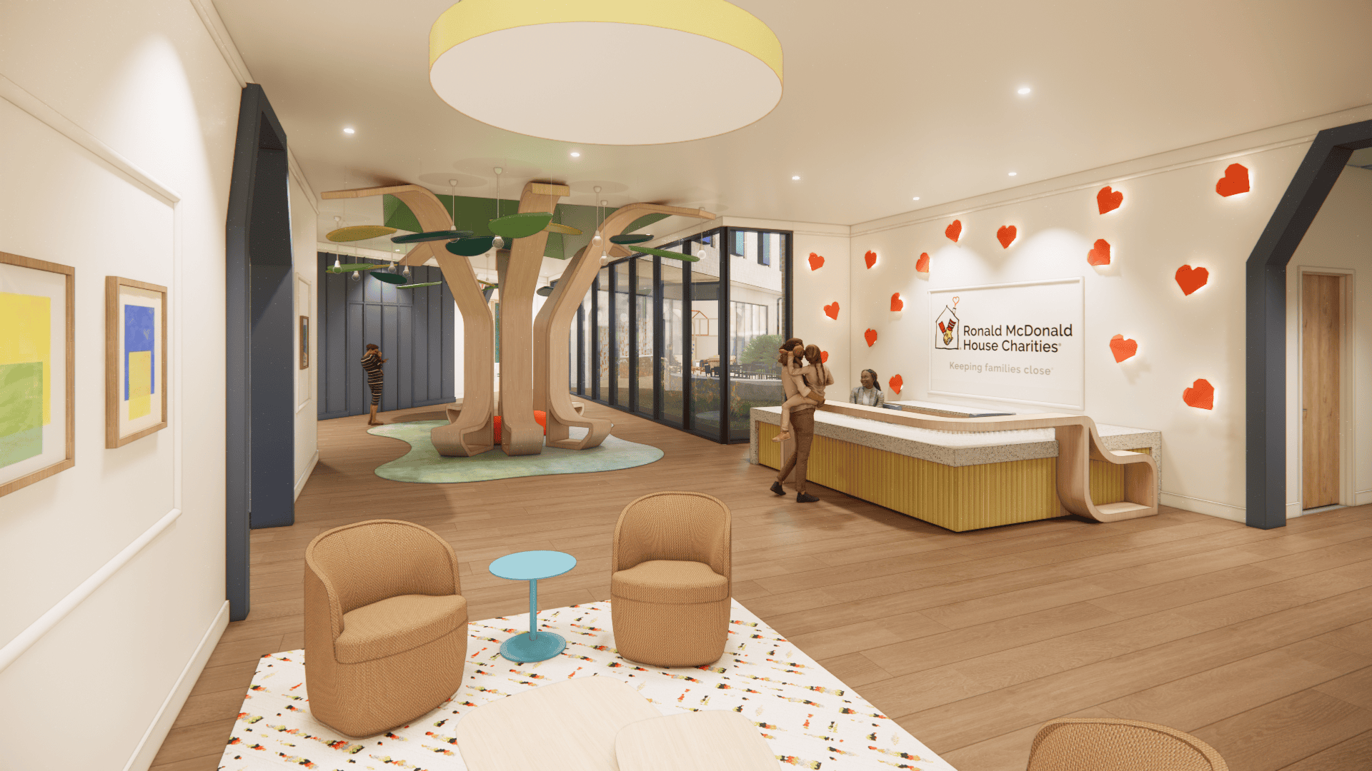 Ronald McDonald House Lobby